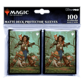 ULTRA PRO - Micas Standard Deck Protector c/100 Wilds of Eldraine Ellivere of the Wild Court for Magic The Gathering - Gamesmart
